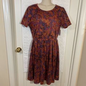 Lularoe Amelia dress NWT XXL short sleeves